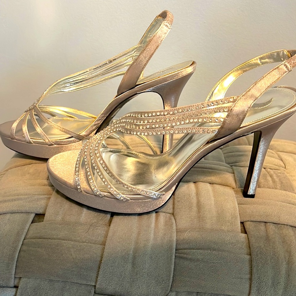 Nina Rhinestone Heels - Picture 3 of 4